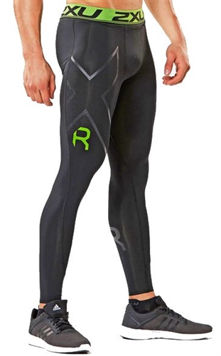 2XU Men's Refresh Recovery Compression Tights, Large Only