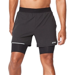 2XU Men's Aero 2-in-1 5" Shorts