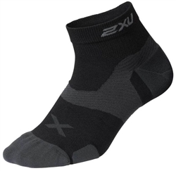 2XU Vectr Cushion 1/4 Crew Compression Socks, Pair