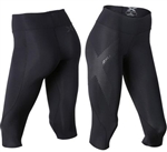 2XU Women's Mid-Rise Compression 3/4 Tights, WA2865b