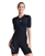 2XU Women's Core Sleeved Trisuit, WT7042d BLK/WHT
