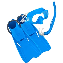 Aqua Lung Badger Kids DX Snorkel/Mask/Fin Set