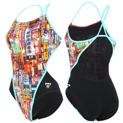 Aqua Sphere Neon Racing Back Swimsuit