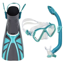 Aqua Lung Kids's Snorkeling Set, Cub Mask/Baffin Snorkel/Skipper Fins