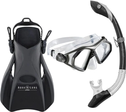 Aqua Lung Trooper Mask, Zulu Snorkel & Bolt Fins Set