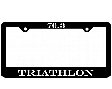 Triathlon Licence Plate Frame, 70.3