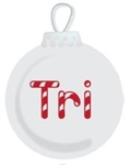 Triathlon Ornament