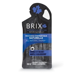 Brix Maple Syrup with Blueberry Energy Gel, Single