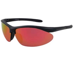 Chili's Baseline Sunglasses, Black/Yellow Mirror