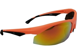 Chili's Thunderstorm Sunglasses, Black/Green Mirror