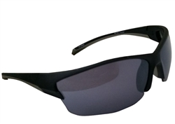 Chili's Thunder Sunglasses, Black/Red/Yellow Mirror