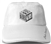 De Soto Skin Cooler Run Cap, White, Cube Logo