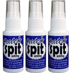 Jaws Quick Spit Anti-Fog Solution, 3-Pack