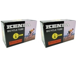 Kenda Off-Road Bicycle Tube, 26x1.9-2.125, 2-Pack