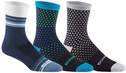 Louis Garneau Conti Long Cycling Socks, 3-Pack