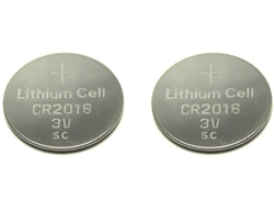 CR2016 Replacement Batteries, 2-Pack