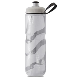 Polar Bottle Sport Insulated Bottle, Contender White, Silver