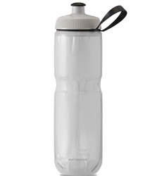 Polar Bottle Sport Insulated Bottle, Fade White, Silver