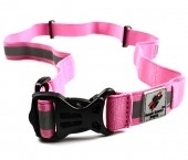 Rocket Science Sports Reflective Race Belt, Pink