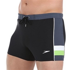 Speedo Fitness 4-Way Stretch Square Leg Swim Trunk