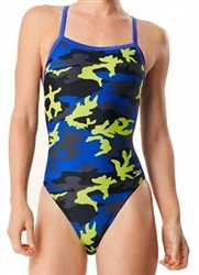 Speedo Camo Squad Flyback Swimsuit 7719834