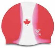 TYR Silicone Swim Cap, Canada Edition