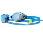 TYR Stealth X Mirrored Performance Swim Goggles