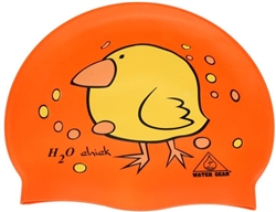 Water Gear Graphic Silicone Swim Cap, H2O Chick