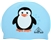 Water Gear Graphic Silicone Swim Cap, Penguin