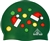 Water Gear Graphic Silicone Swim Cap, Santa Hat & Ornaments