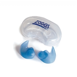 Zoggs Aqua Plugz Swimming Ear Plugs, Sr/Blue