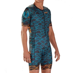 Zoot Men's LTD Tri SS Aero Racesuit, Aloha