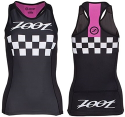 Zoot Women's Ultra Tri Ali'i Racerback, Paradise Checker