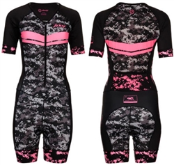 Zoot Women's LTD Short Sleeve Tri Racesuit, Z1706035