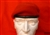 RMP Beret ( Leather Banded Silk Lined Red Beret )