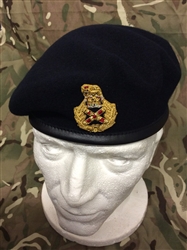 Staff Officers Beret Navy Field Marshal Beret + Badge