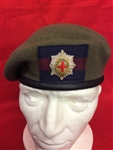Coldstream Guards Officers Beret + Officers Badge + Guards Patch