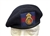 Officers Blue & Royals Beret + King's Crown Bullion Wire Hand Embroidered Beret Badge