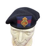 Officers Life Guards Beret + King's Crown Bullion Wire Hand Embroidered Beret Badge