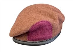 King's Royal Hussars KRH Small Crown Leather Banded Beret