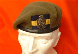 Quality Princess of Wales Royal Regiment Beret PWRR Beret Badge + Beret Flash