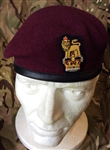Airbourne Beret + Parachute Regiment  Beret Badge Brigadier Colonel Beret + Badge