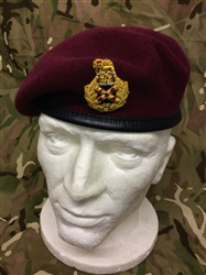 Staff Officers Beret Maroon Field Marshal Beret + Badge