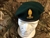 Officers Royal Engineers Beret + Badge Green RE Beret 59 Commando Beret
