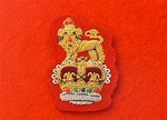 Staff Officers Beret Badge Gold on Red