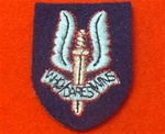 SAS Cloth Beret Badge ( Special Air Service Beret Badge ) Who Dares Wins