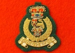 Officers Adjutants General Corps Hand Embroidered Beret Badge ( AGC Officers Beret Badge )