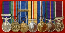 Mounted Miniature Medals