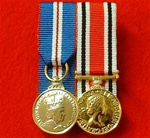 Court Mounted Queens Golden Jubilee & Police Special Constabulary Long Service and Good Conduct Miniature Medals