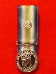 Court Mounted Falklands Miniature Medal with Rosette ( South Atlantic medal )